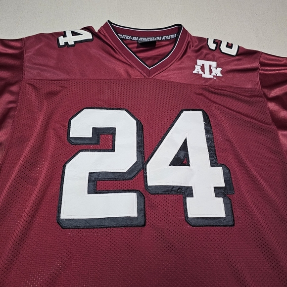 Texas A&M Football Jersey Stitched Letter Steve & Barrys University Sportswear - Picture 3 of 7